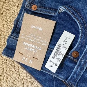 Madewell NWT High Rise Blue Jeans for Women
